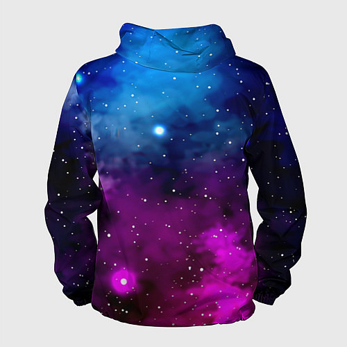 Мужская ветровка Monster energy neon space / 3D-Черный – фото 2