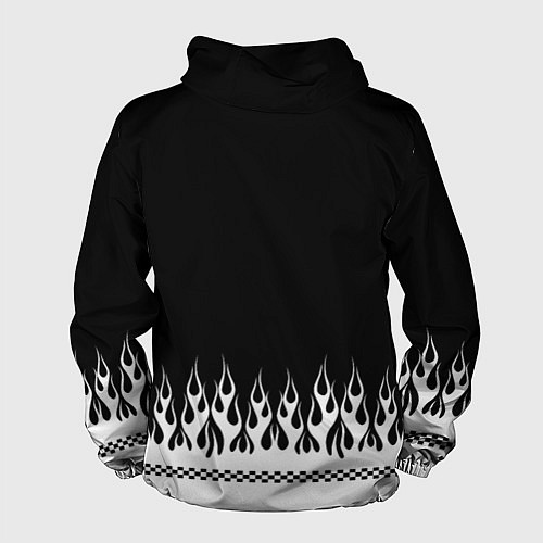 Мужская ветровка Dead black - Bones / 3D-Черный – фото 2