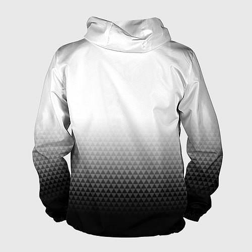 Мужская ветровка Нью Джерси Девилз - из белого в черный / 3D-Черный – фото 2