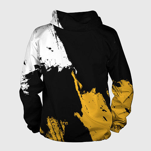 Мужская ветровка Питтсбург Пингвинз - брызги / 3D-Черный – фото 2