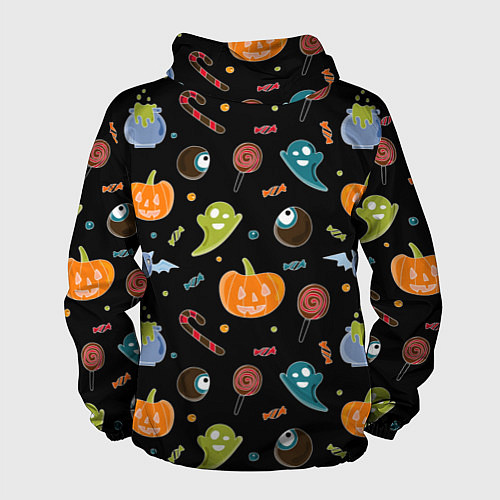Мужская ветровка Halloween black / 3D-Черный – фото 2