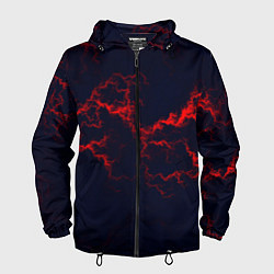 Мужская ветровка Lightning red glow