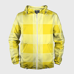Мужская ветровка Солнечный желтый тартан