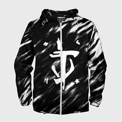 Мужская ветровка Doom штрихи красок