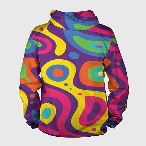 Мужская ветровка Abstract tac / 3D-Черный – фото 2