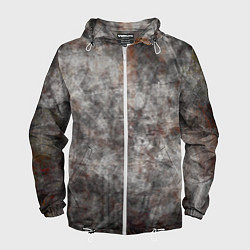Мужская ветровка Абстракция - gray stone