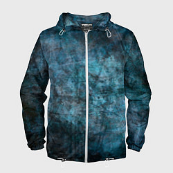 Мужская ветровка Абстракция - dark blue