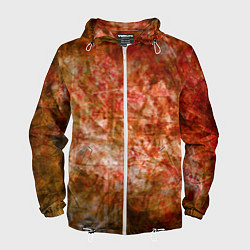 Мужская ветровка Абстракция - bright red