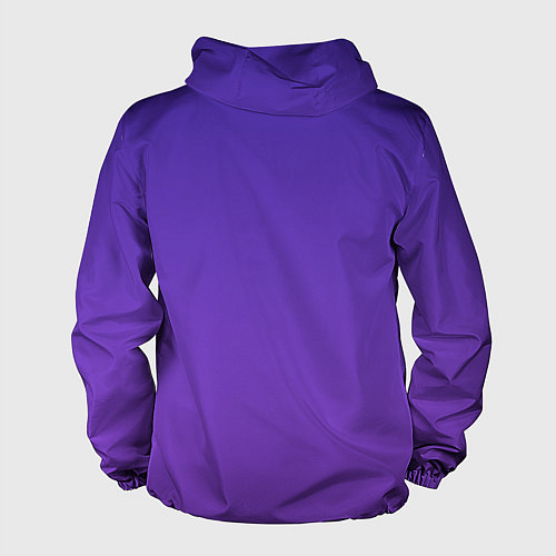 Мужская ветровка The color is purple / 3D-Черный – фото 2