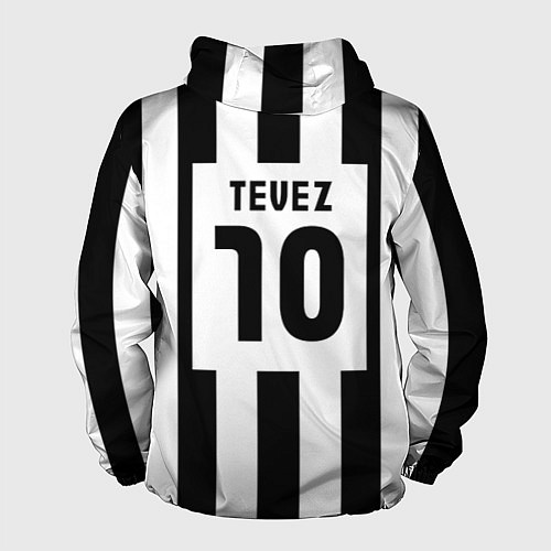 Мужская ветровка Juventus: Tevez / 3D-Черный – фото 2