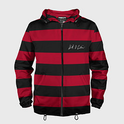 Ветровка с капюшоном мужская Автограф Курта Кобейна, цвет: 3D-черный