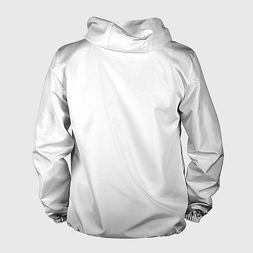 Мужская ветровка Panda Love / 3D-Черный – фото 2