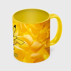 Кружка 3D Pikachu, цвет: 3D-белый + желтый