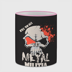 Кружка 3D Metal Militia, цвет: 3D-розовый кант — фото 2