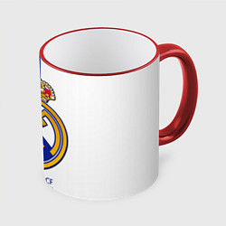 Кружка 3D Real Madrid CF, цвет: 3D-красный кант