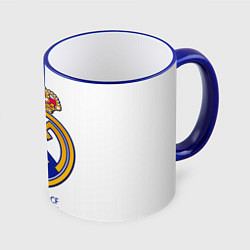 Кружка 3D Real Madrid CF, цвет: 3D-синий кант