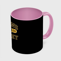 Кружка 3D Boston Bruins: Est.1924, цвет: 3D-белый + розовый