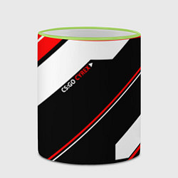 Кружка 3D CS:GO Cyrex Style, цвет: 3D-светло-зеленый кант — фото 2