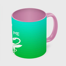Кружка 3D Trust me, i'm a doctor, цвет: 3D-белый + розовый
