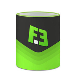 Кружка 3D FlipSid3 Uniform, цвет: 3D-светло-зеленый кант — фото 2