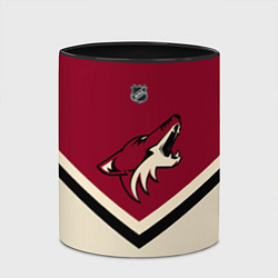 Кружка 3D NHL: Arizona Coyotes, цвет: 3D-белый + черный — фото 2