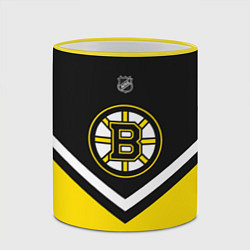 Кружка 3D NHL: Boston Bruins, цвет: 3D-желтый кант — фото 2