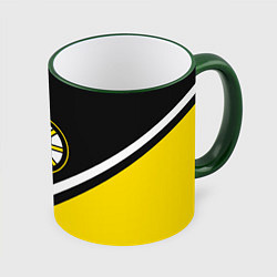 Кружка 3D NHL: Boston Bruins, цвет: 3D-зеленый кант