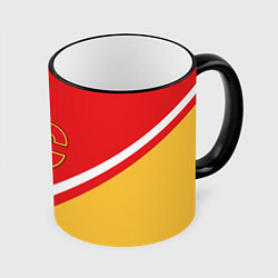 Кружка 3D NHL: Calgary Flames, цвет: 3D-черный кант