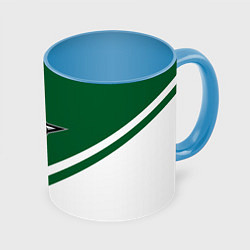 Кружка 3D NHL: Dallas Stars, цвет: 3D-белый + небесно-голубой