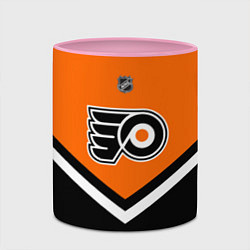 Кружка 3D NHL: Philadelphia Flyers, цвет: 3D-белый + розовый — фото 2