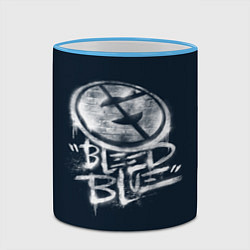 Кружка 3D Bleed Blue, цвет: 3D-небесно-голубой кант — фото 2