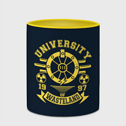 Кружка 3D University of Wasteland, цвет: 3D-белый + желтый — фото 2