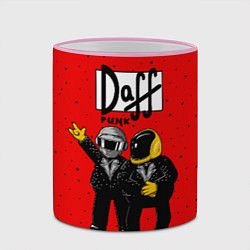 Кружка 3D Daff Punk, цвет: 3D-розовый кант — фото 2