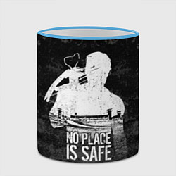 Кружка 3D No Place is Safe, цвет: 3D-небесно-голубой кант — фото 2