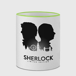 Кружка 3D Sherlock Edition, цвет: 3D-светло-зеленый кант — фото 2