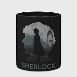 Кружка 3D Sherlock World, цвет: 3D-белый + черный — фото 2