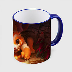 Кружка 3D Gnar, цвет: 3D-синий кант