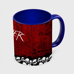 Кружка 3D Slayer Red, цвет: 3D-белый + синий