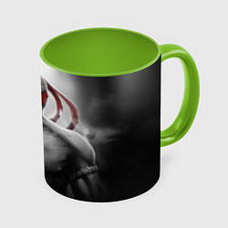 Кружка 3D Ли Син, цвет: 3D-белый + светло-зеленый