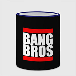 Кружка 3D Run Bang Bros, цвет: 3D-синий кант — фото 2