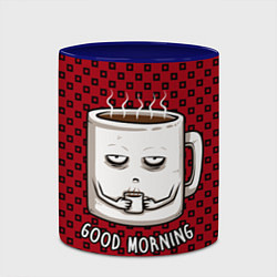 Кружка 3D Good Morning, цвет: 3D-белый + синий — фото 2