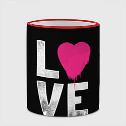 Кружка 3D Love Heart, цвет: 3D-красный кант — фото 2