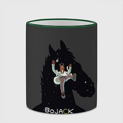 Кружка 3D Bojack Horseman, цвет: 3D-зеленый кант — фото 2