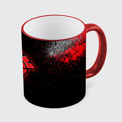 Кружка 3D HellRaisers: Black collection, цвет: 3D-красный кант