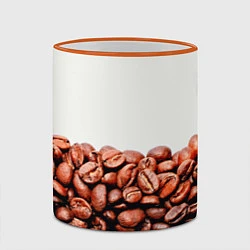 Кружка 3D Coffee, цвет: 3D-оранжевый кант — фото 2