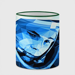 Кружка 3D Gagarin Art, цвет: 3D-зеленый кант — фото 2