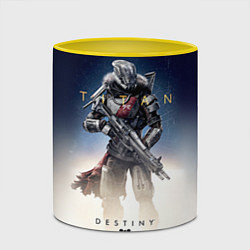 Кружка 3D Destiny: Titan, цвет: 3D-белый + желтый — фото 2