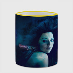 Кружка 3D Evanescence, цвет: 3D-желтый кант — фото 2