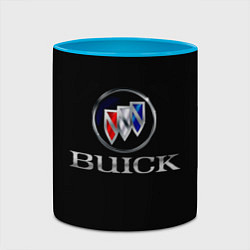 Кружка 3D Buick, цвет: 3D-белый + небесно-голубой — фото 2