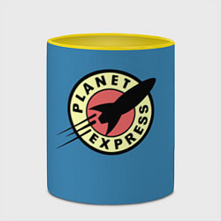 Кружка 3D Planet Express, цвет: 3D-белый + желтый — фото 2